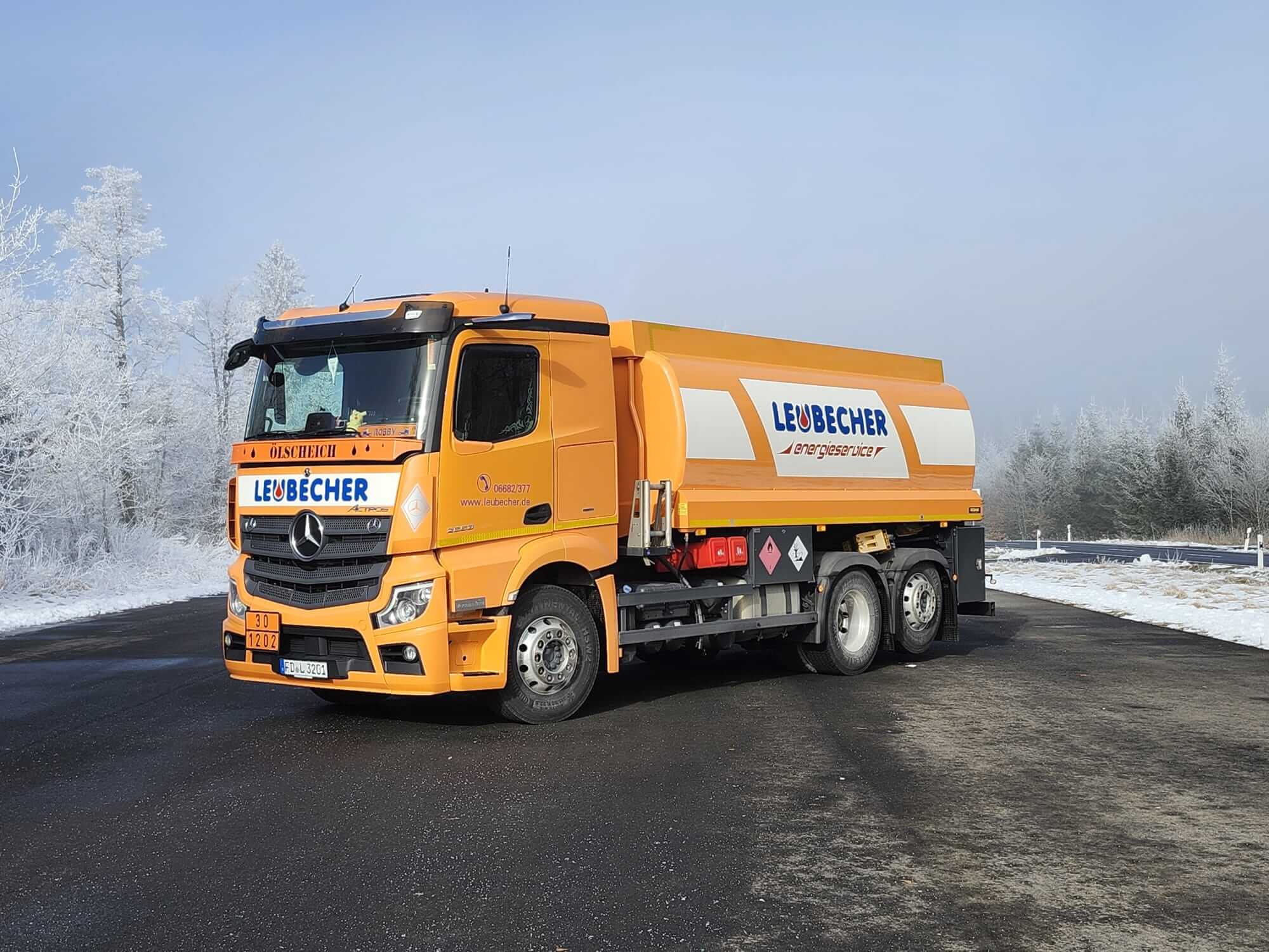 Leubecher LKW im Winter